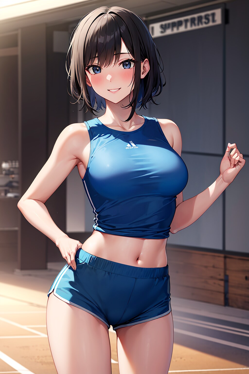 陸上部の女の子