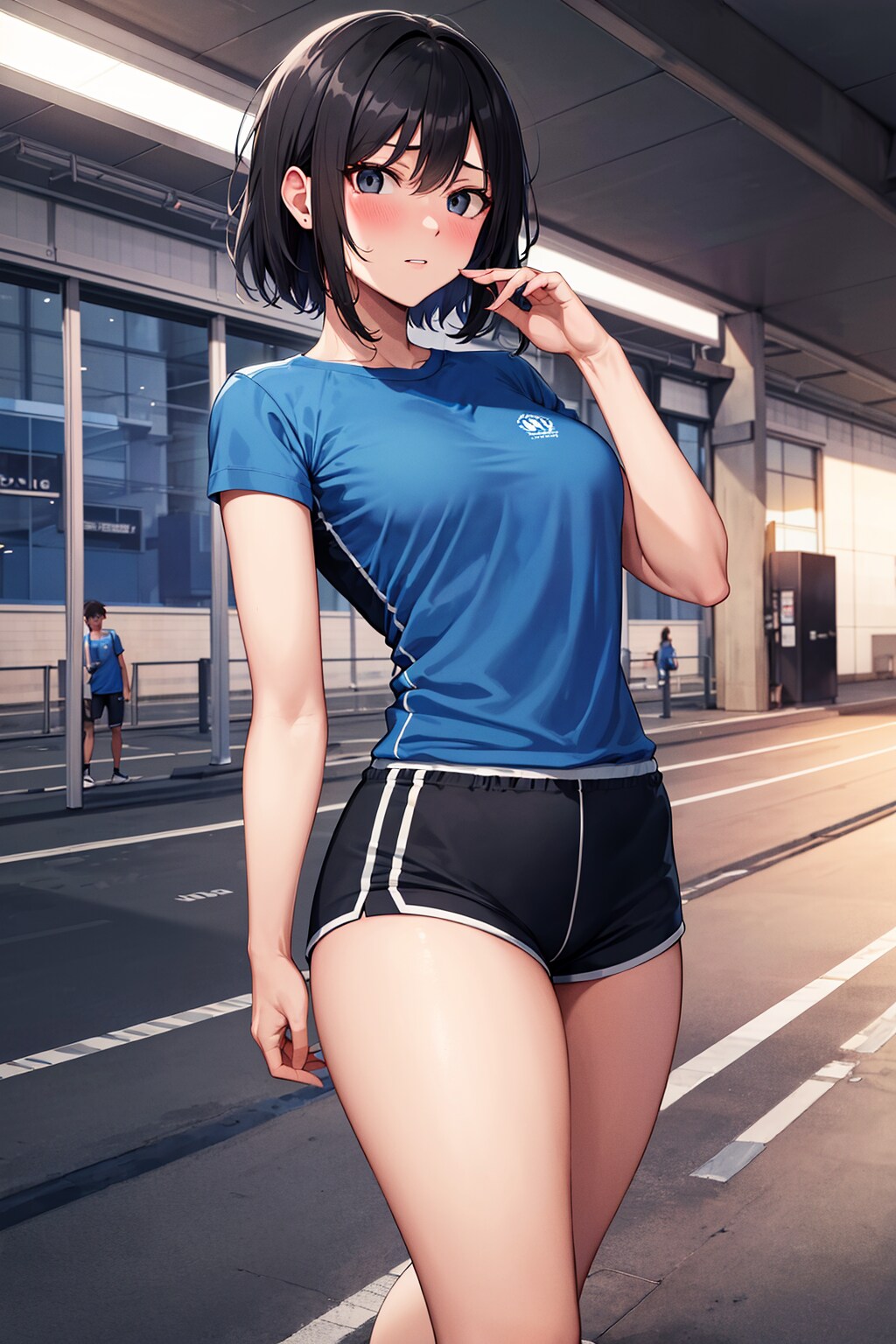 陸上部の女の子