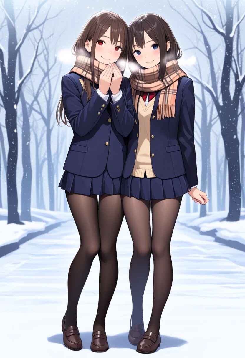 冬服女子高生