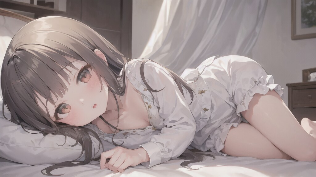 布団の上でゴロゴロ