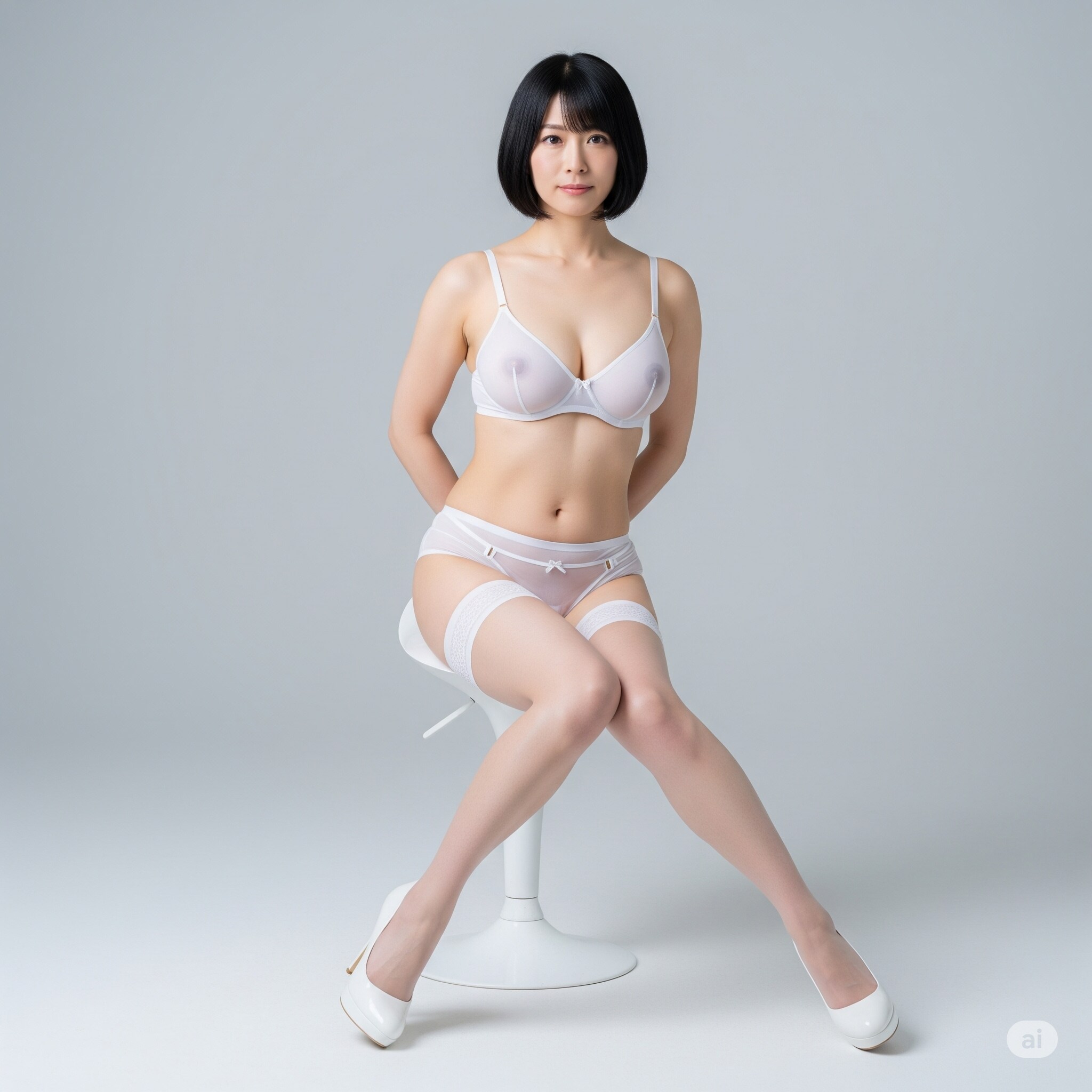 OL　透け下着