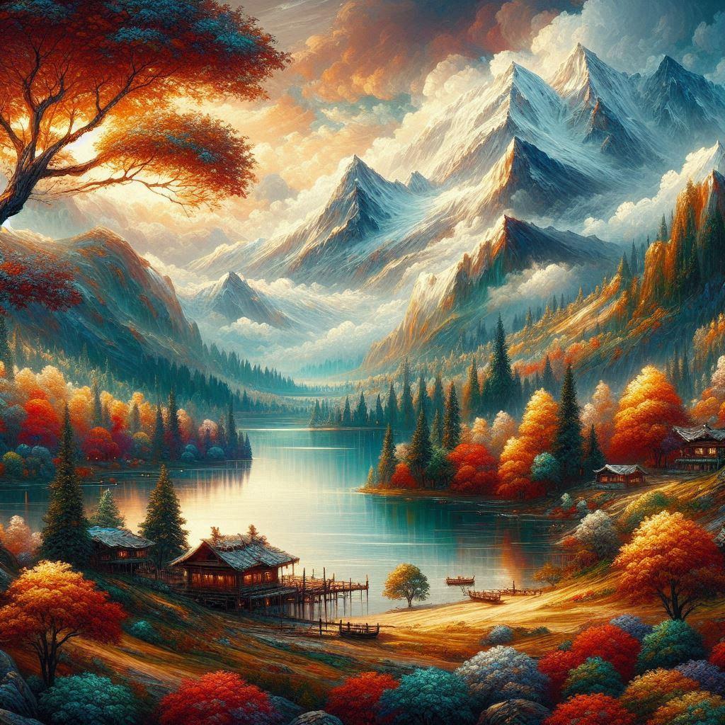 幻想風景 | の人気AIイラスト・グラビア