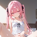 ピンク髪ちゃんのーぱてぃ絆創膏チャレンジ 8枚目
