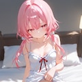 ピンク髪ちゃんのーぱてぃ絆創膏チャレンジ 7枚目