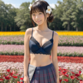 お花畑で制服を脱いだJK2 11枚目