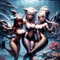 海底神殿で海の日を祝う人魚たち 10枚目