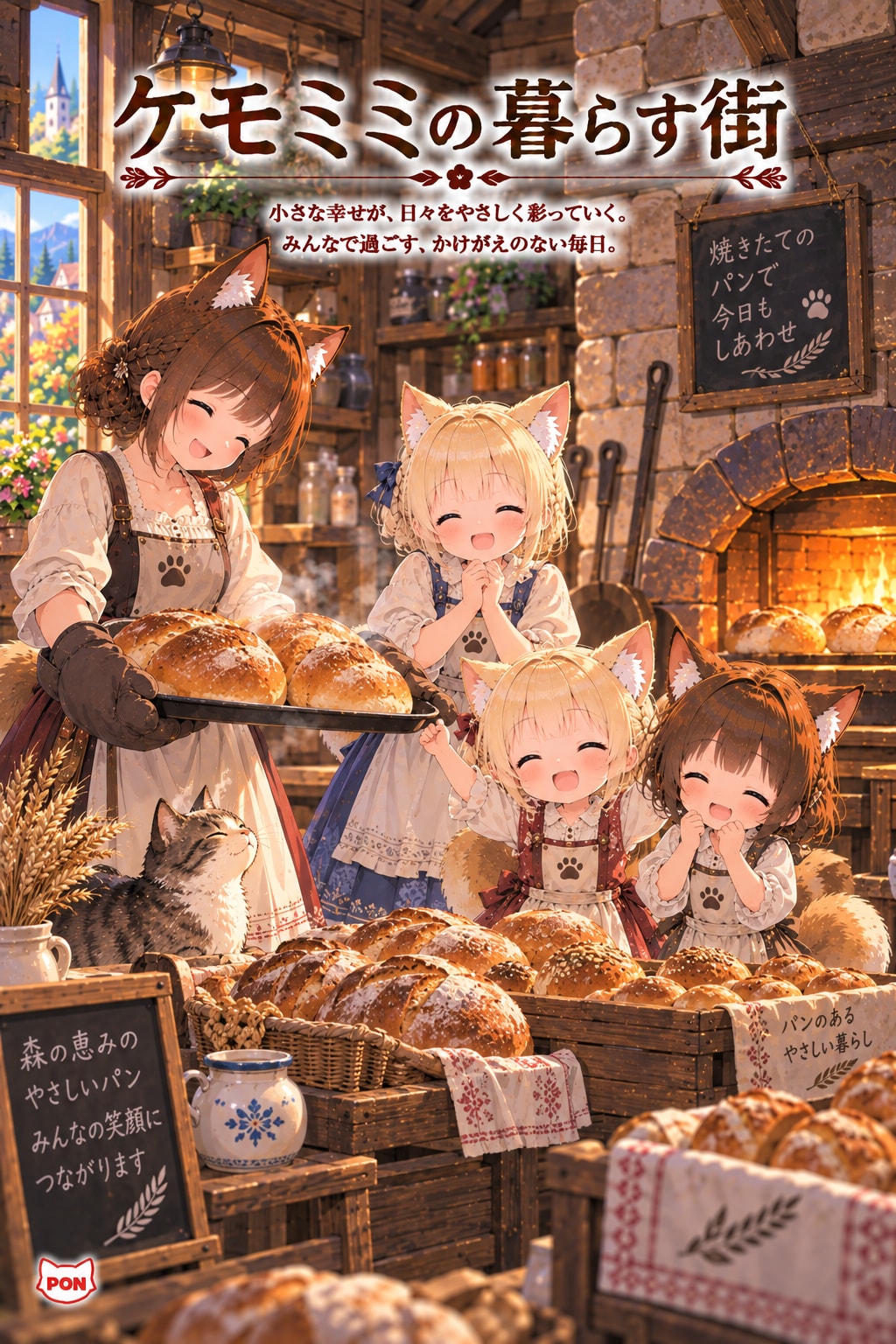 ケモミミの暮らす街