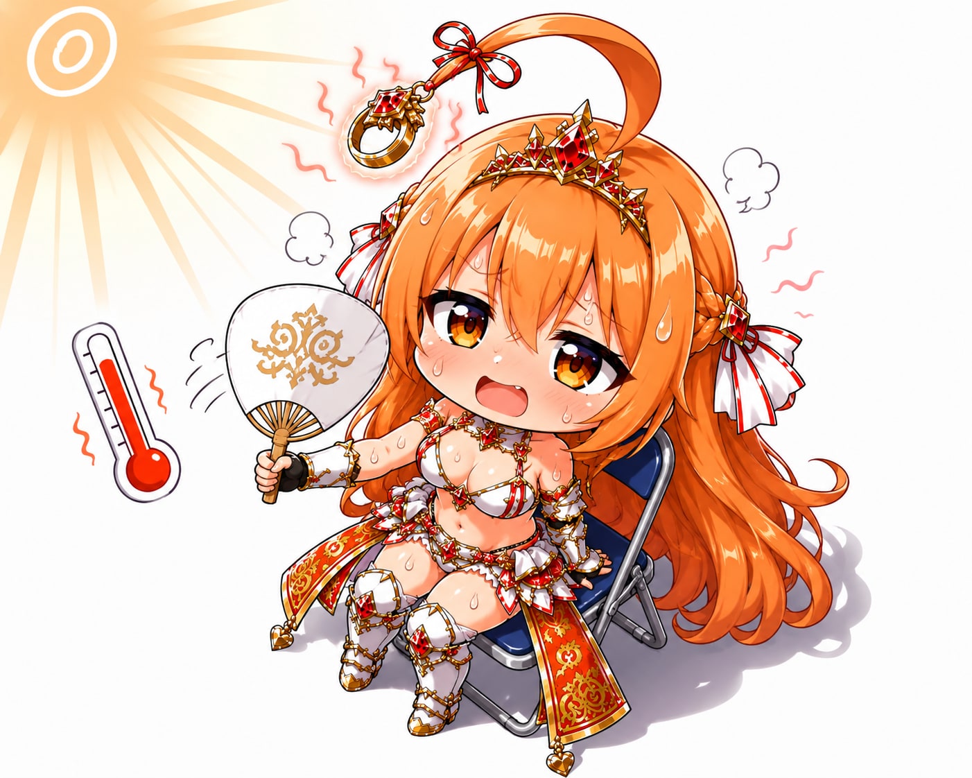 「うち、もう動けんばい…🥵」  猛暑日ですね…((“Ｑ(´ᆺ`｡)💦