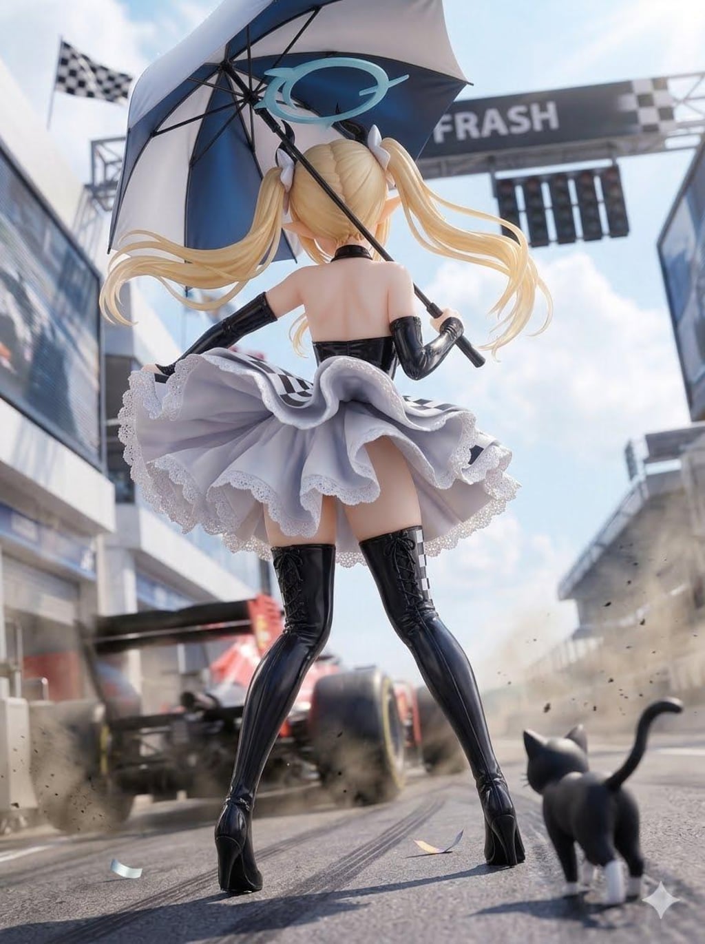 異世界制服少女達　リルト・アイリス  （Lilt-Iris）メイド悪魔のレースクィーン