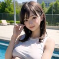 巨乳スクール水着(ショートカット)+α 8枚目
