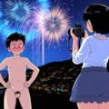 花火大会で弟にヌードモデルをさせるカメラ女子 5枚目