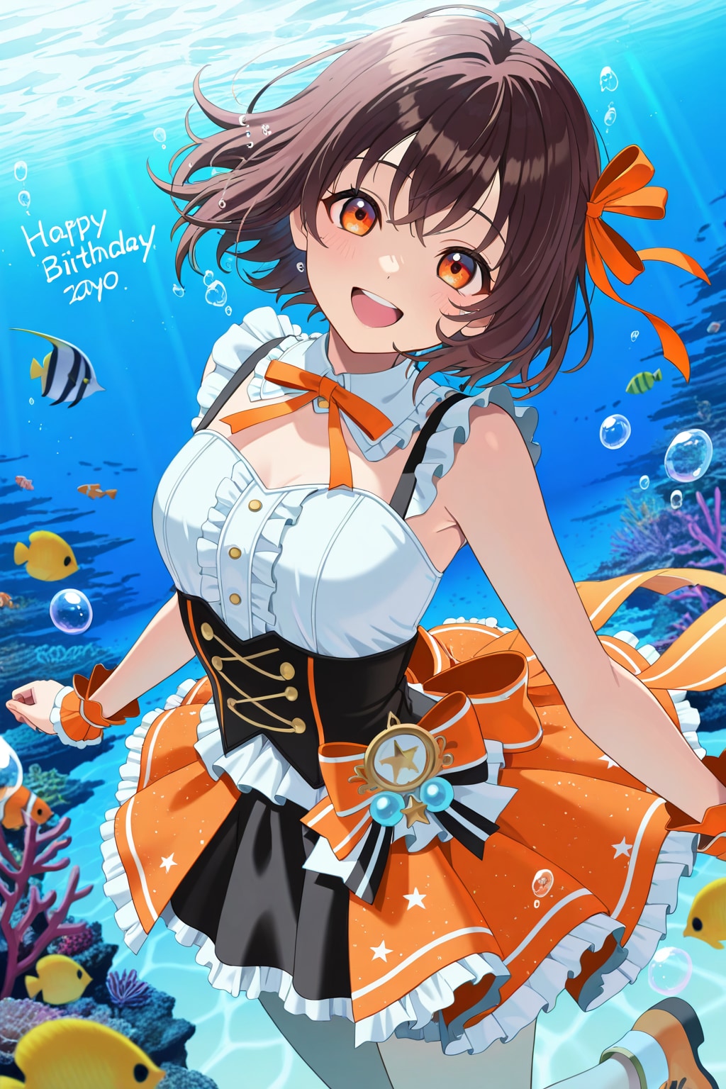 【誕生日FA】 aquariumさんの凪ちゃん、絵海ちゃん | の人気AIイラスト・グラビア