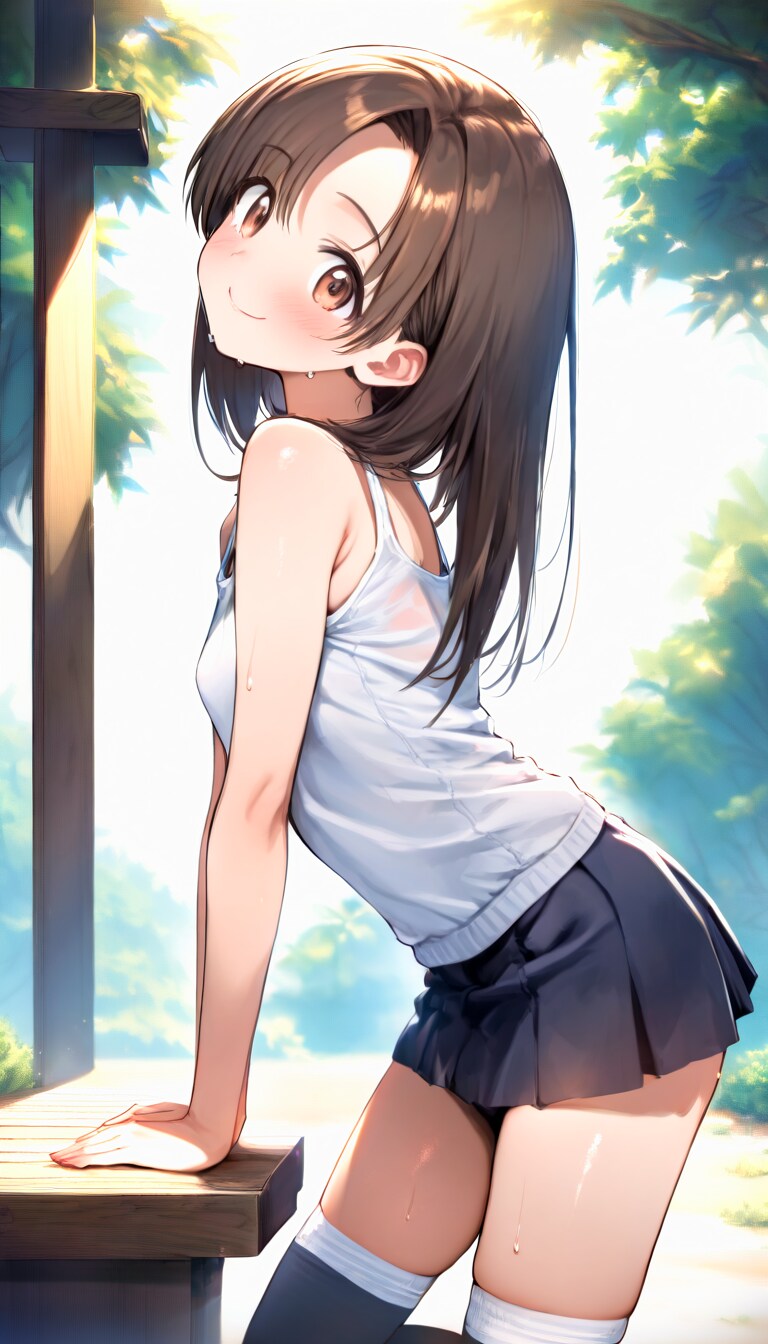 ノースリーブミニスカ【夏のファッションショー】