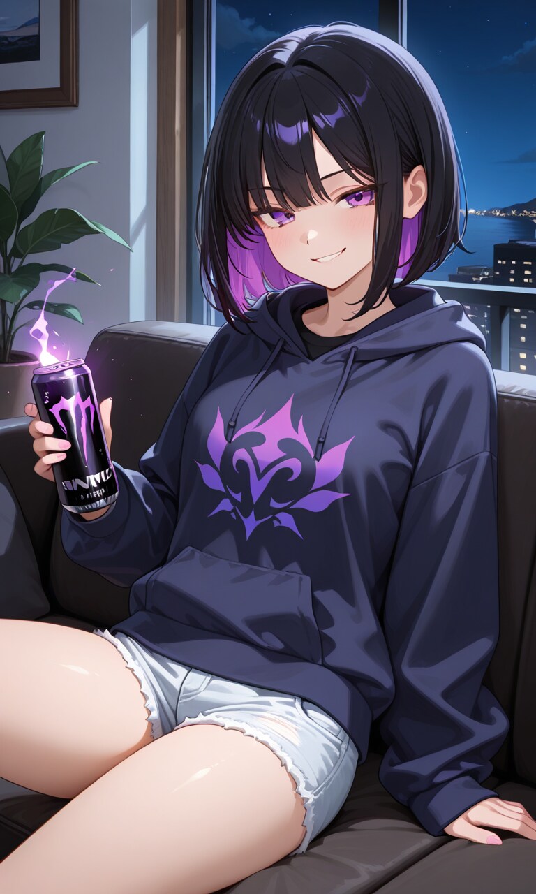 紫色が似合う女の子42