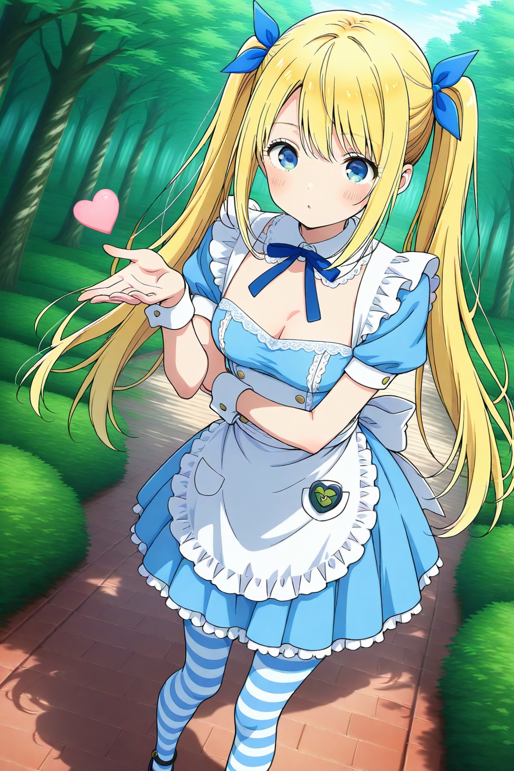 アリスちゃんの投げキッス