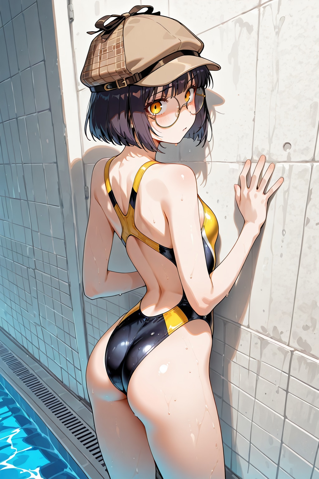 競泳水着探偵♪
