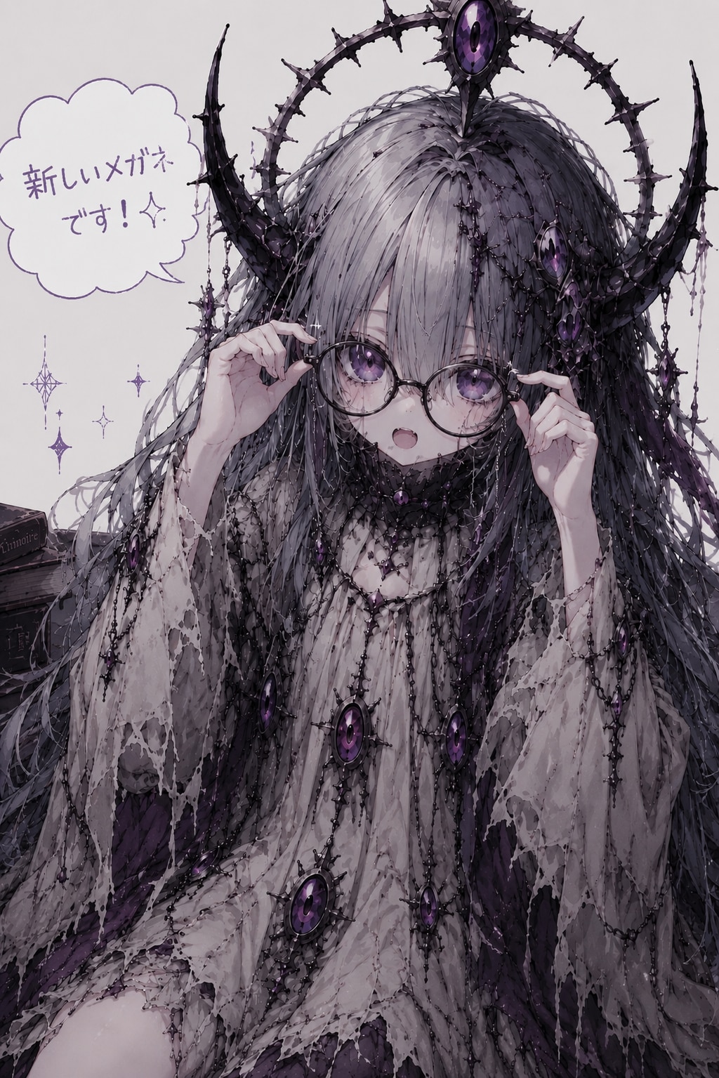 メガネを新調した魔王