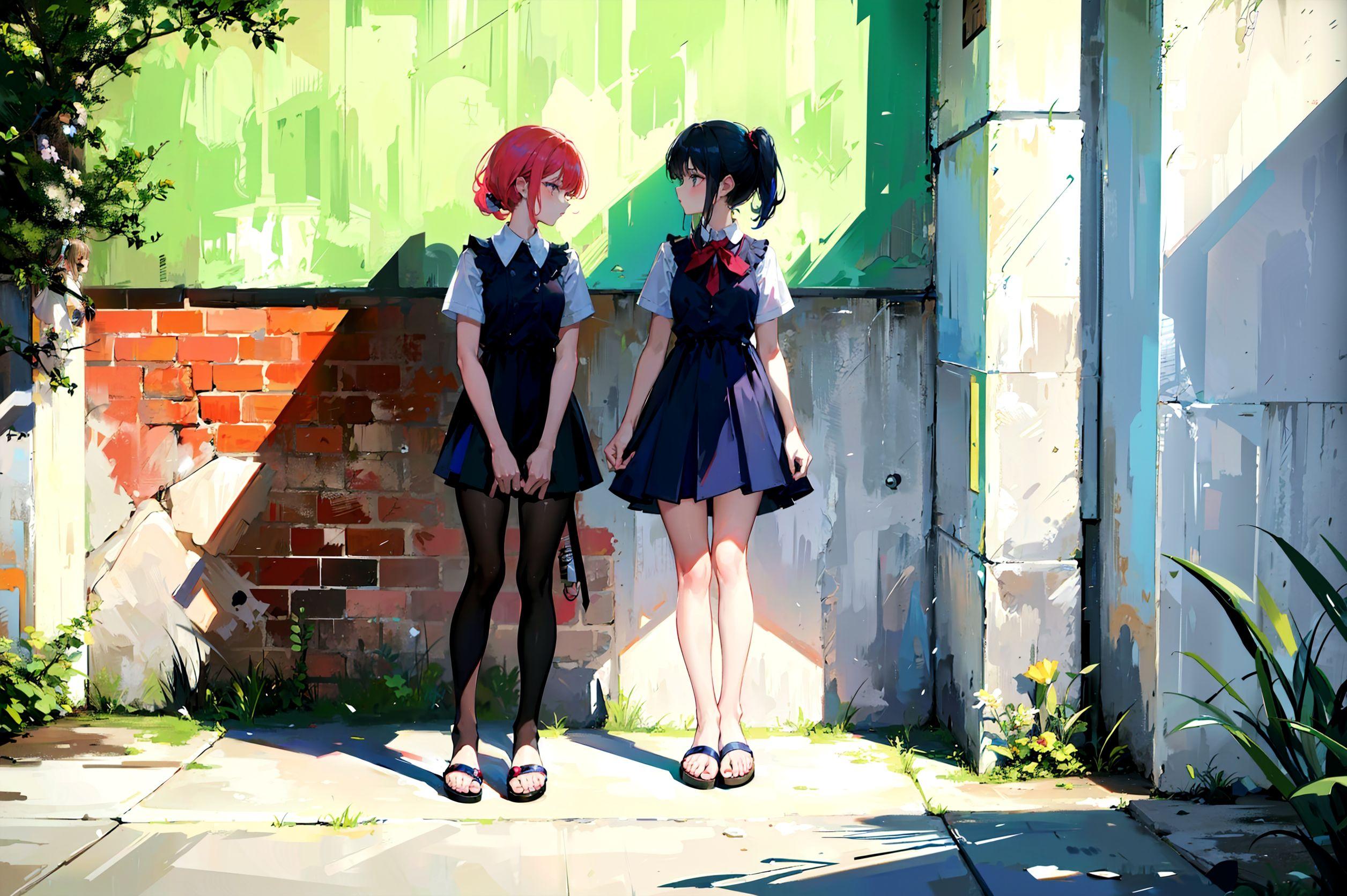 マチュとニャアン | の人気AIイラスト・グラビア