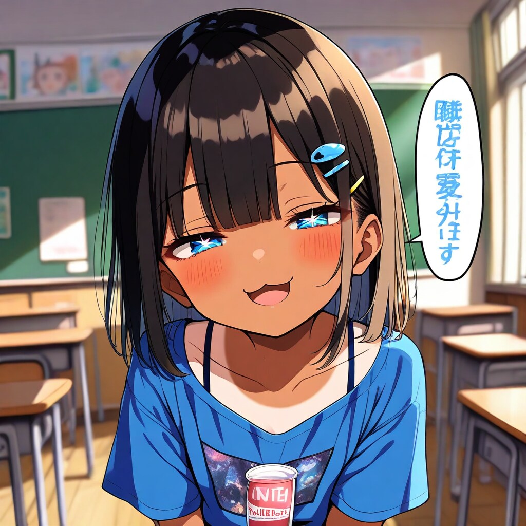 教室内のこなつちゃん