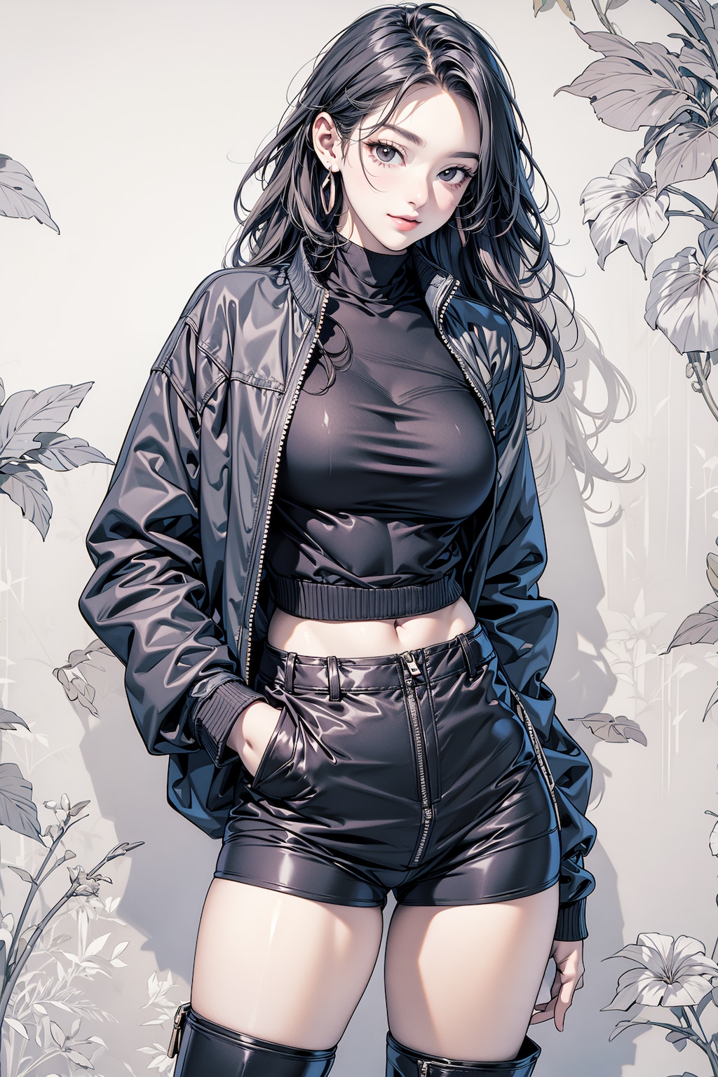 黒服女性 その37