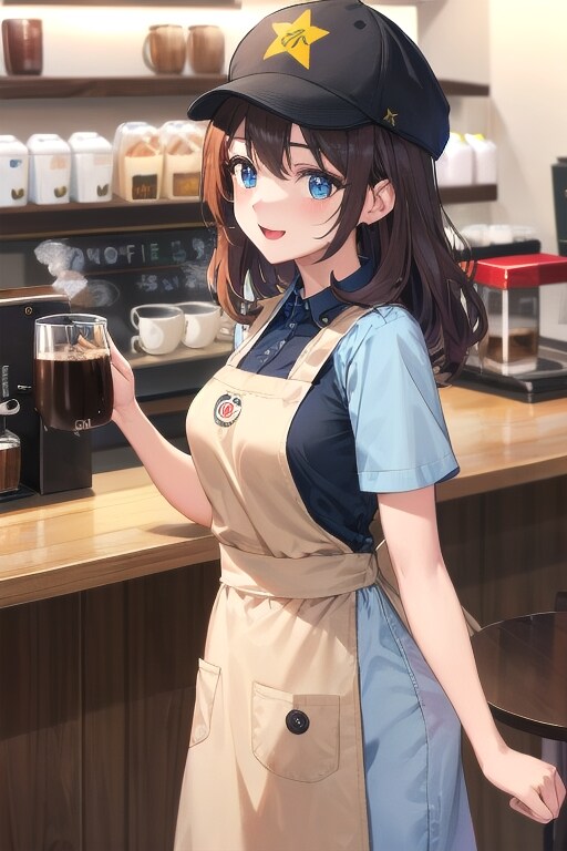 カフェでバイト