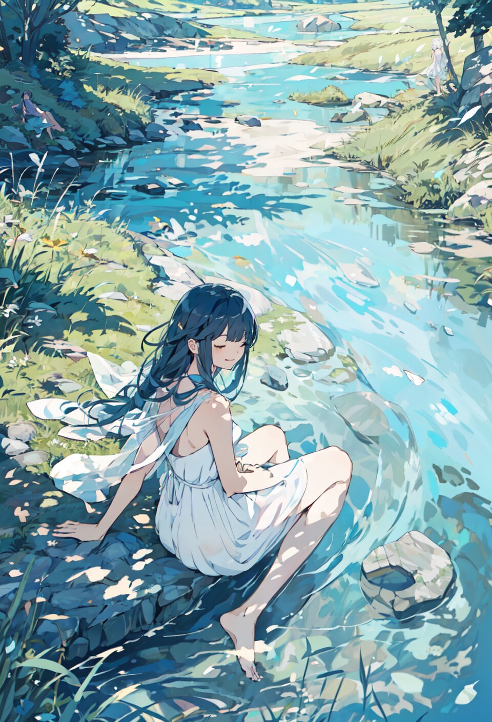 潺々と囁く