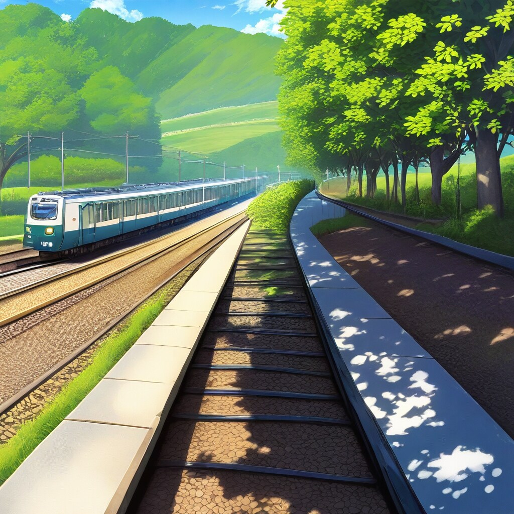 鉄道が走る風景 | の人気AIイラスト・グラビア