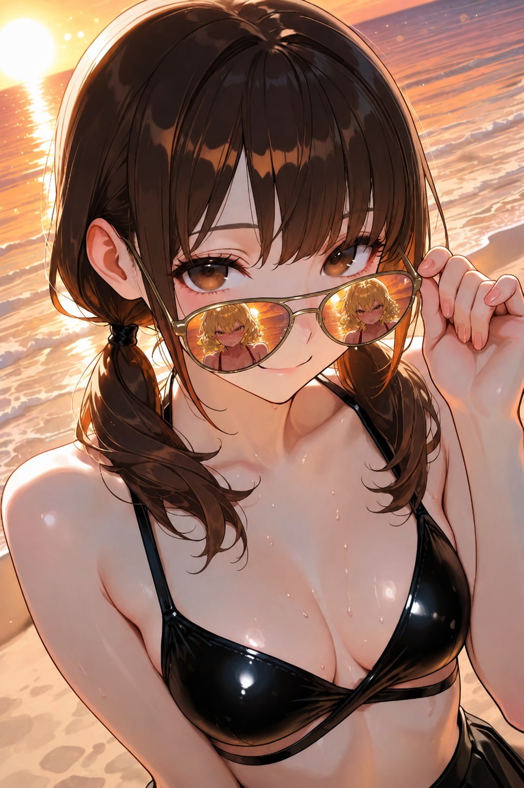サングラスに写る者