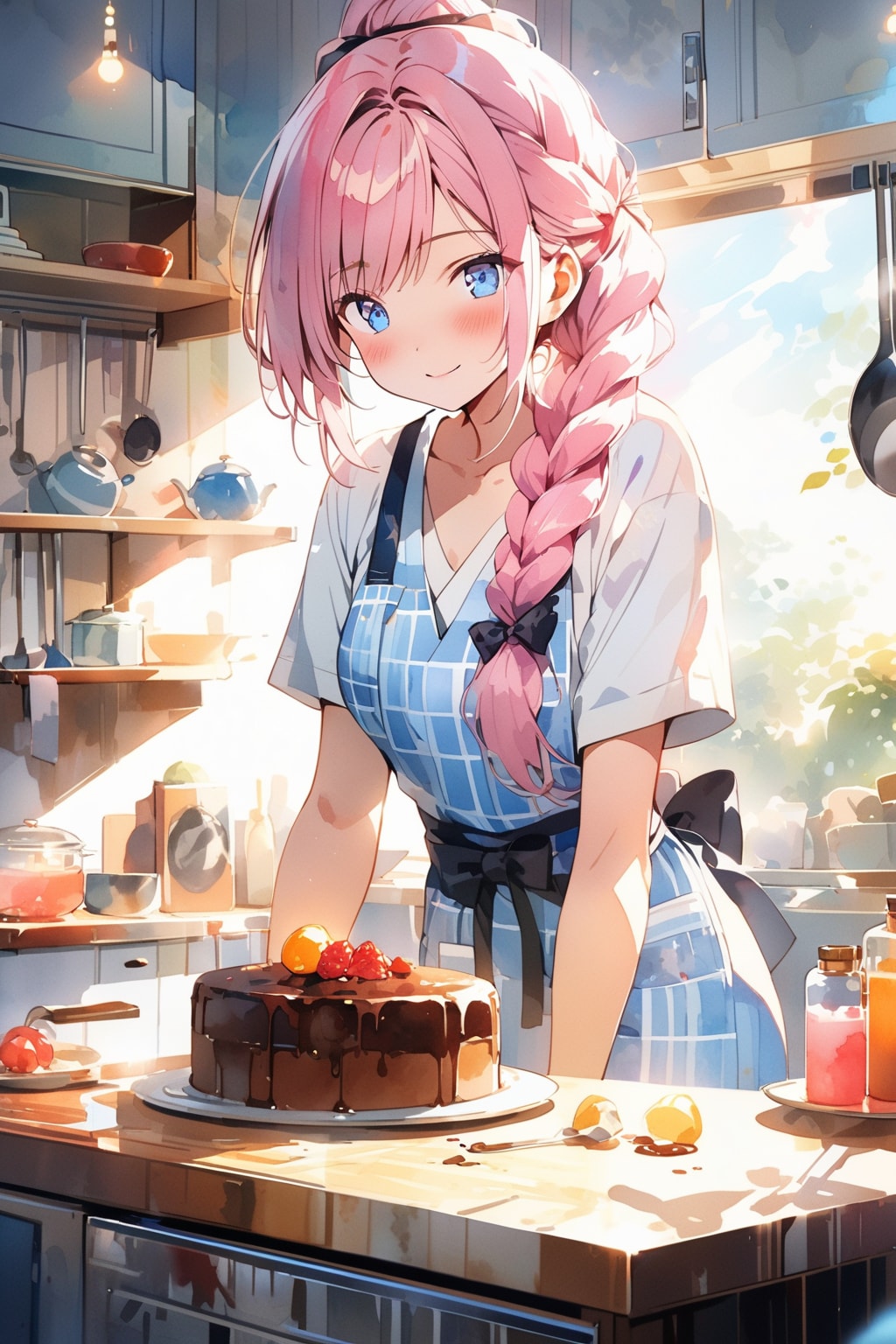 チョコレートケーキ、あなたにプレゼントしたいの