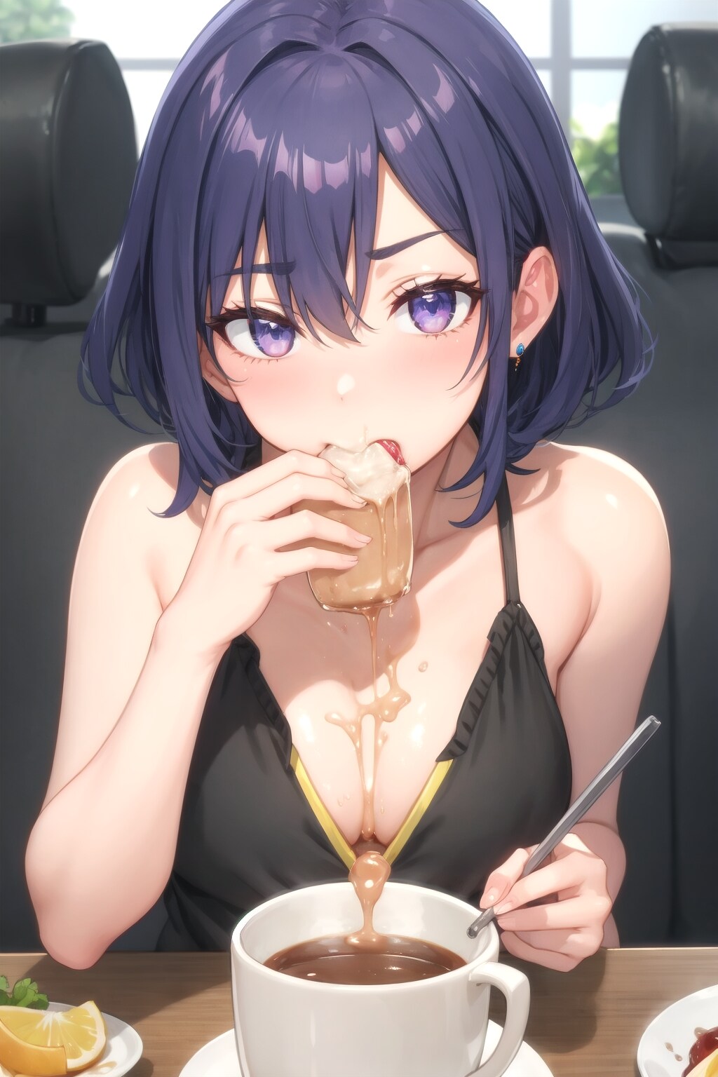 啜る