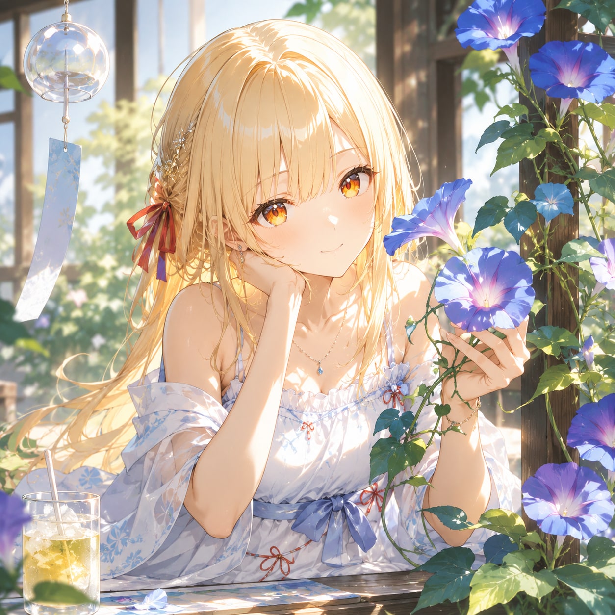 夏の朝、きみに咲く