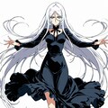 銀髪の女性 4枚目