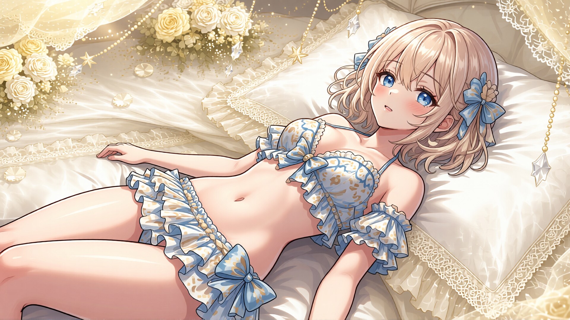 金髪少女と水着　その12-3