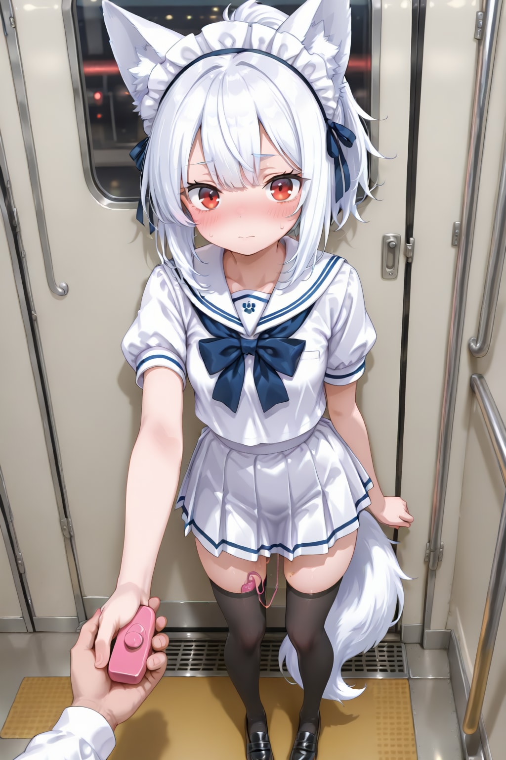 電車の中で