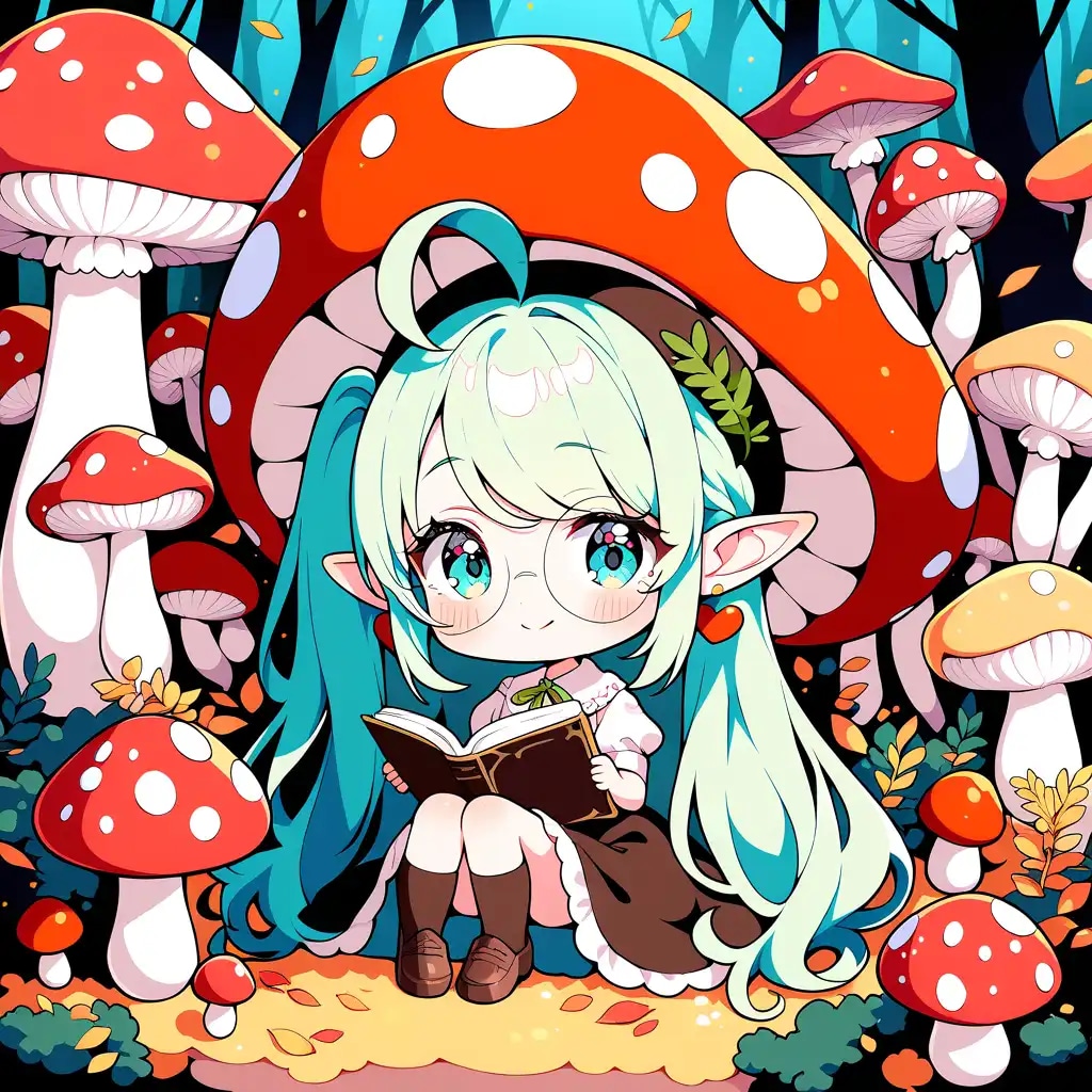 キノコの森のマヤ | の人気AIイラスト・グラビア
