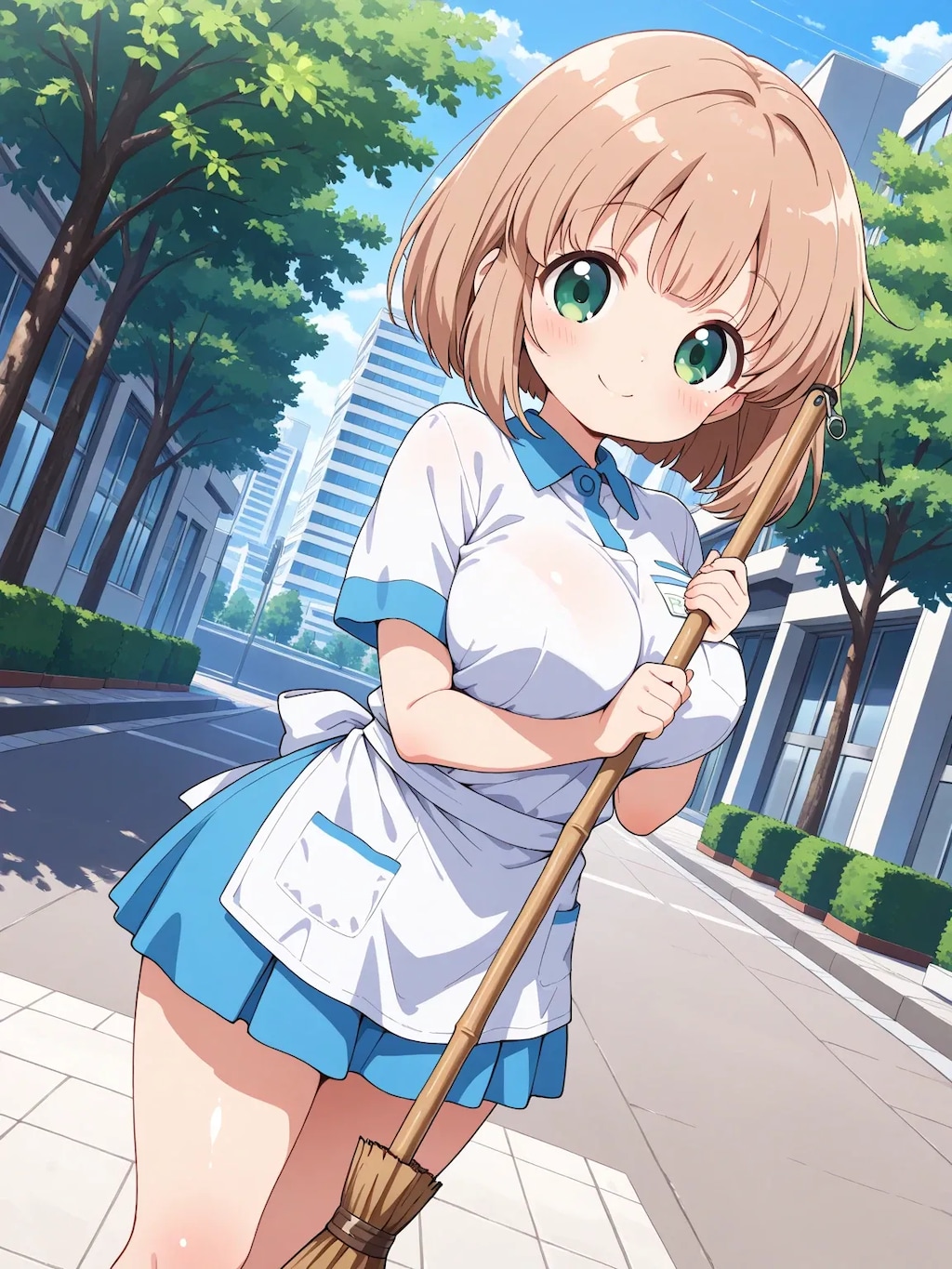 街のお掃除・こはるちゃん