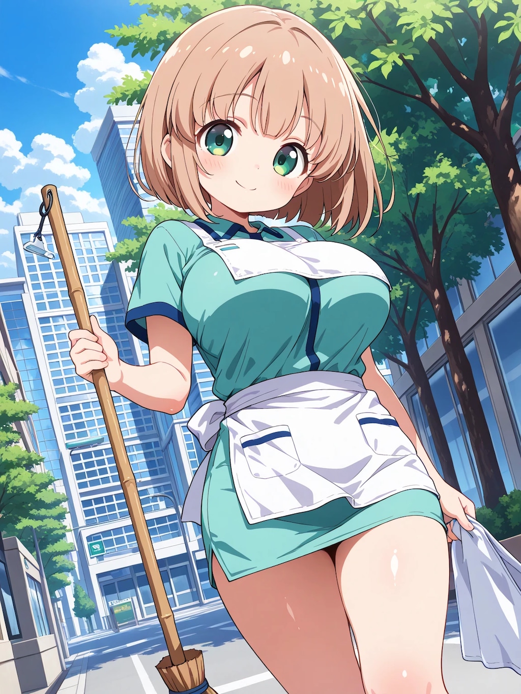街のお掃除・こはるちゃん
