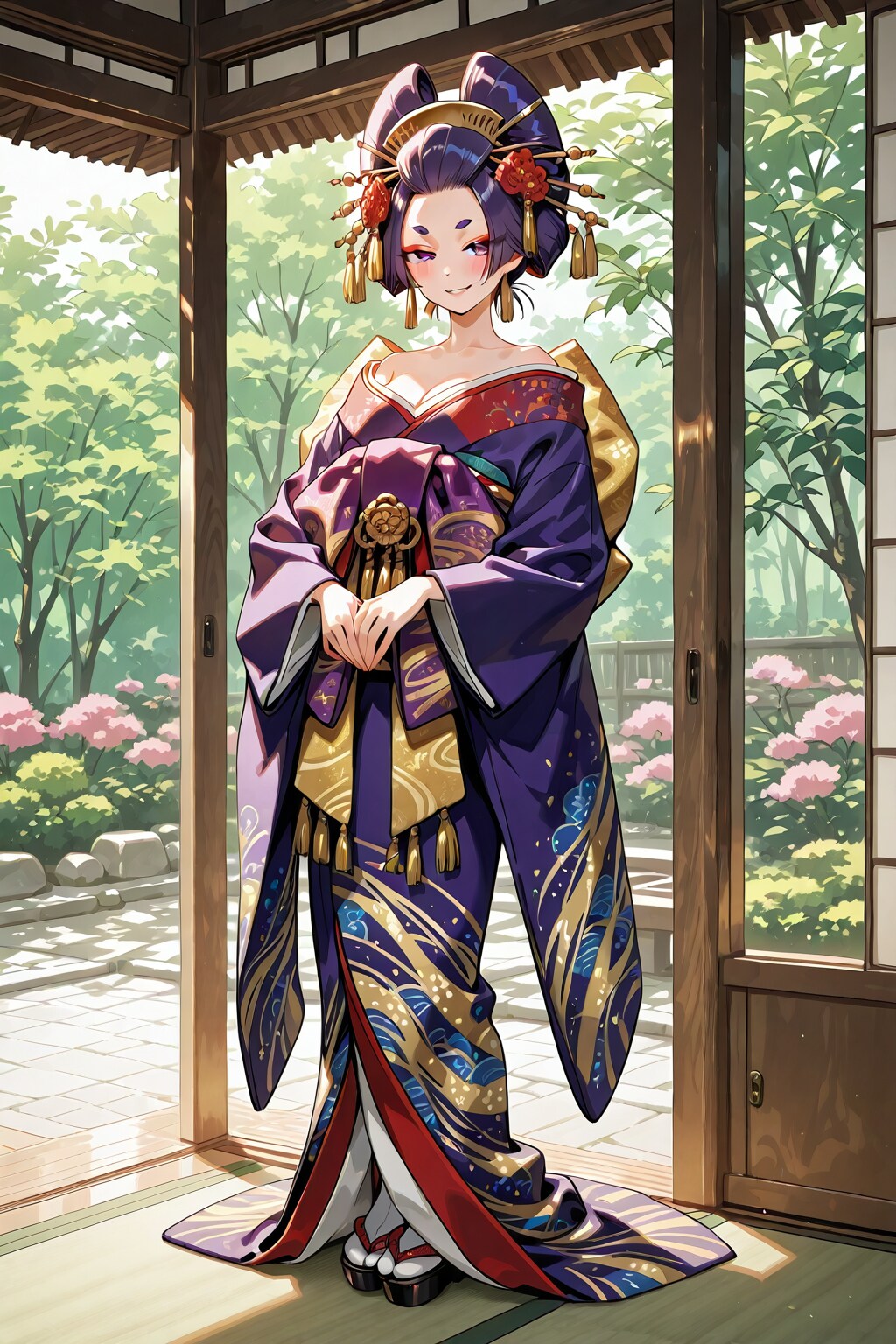 風雅花魁呉竹太夫の六本木遊覧