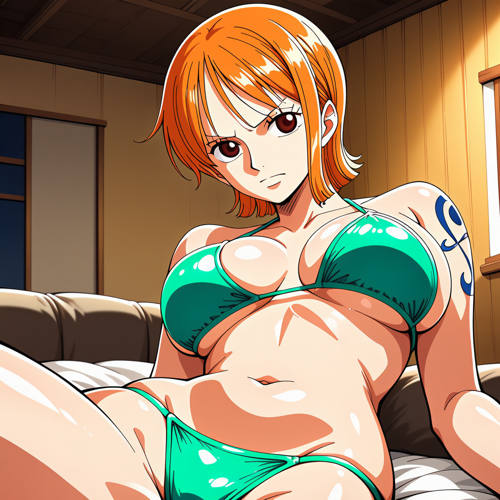 ナミ_緑ビキニ_SFW