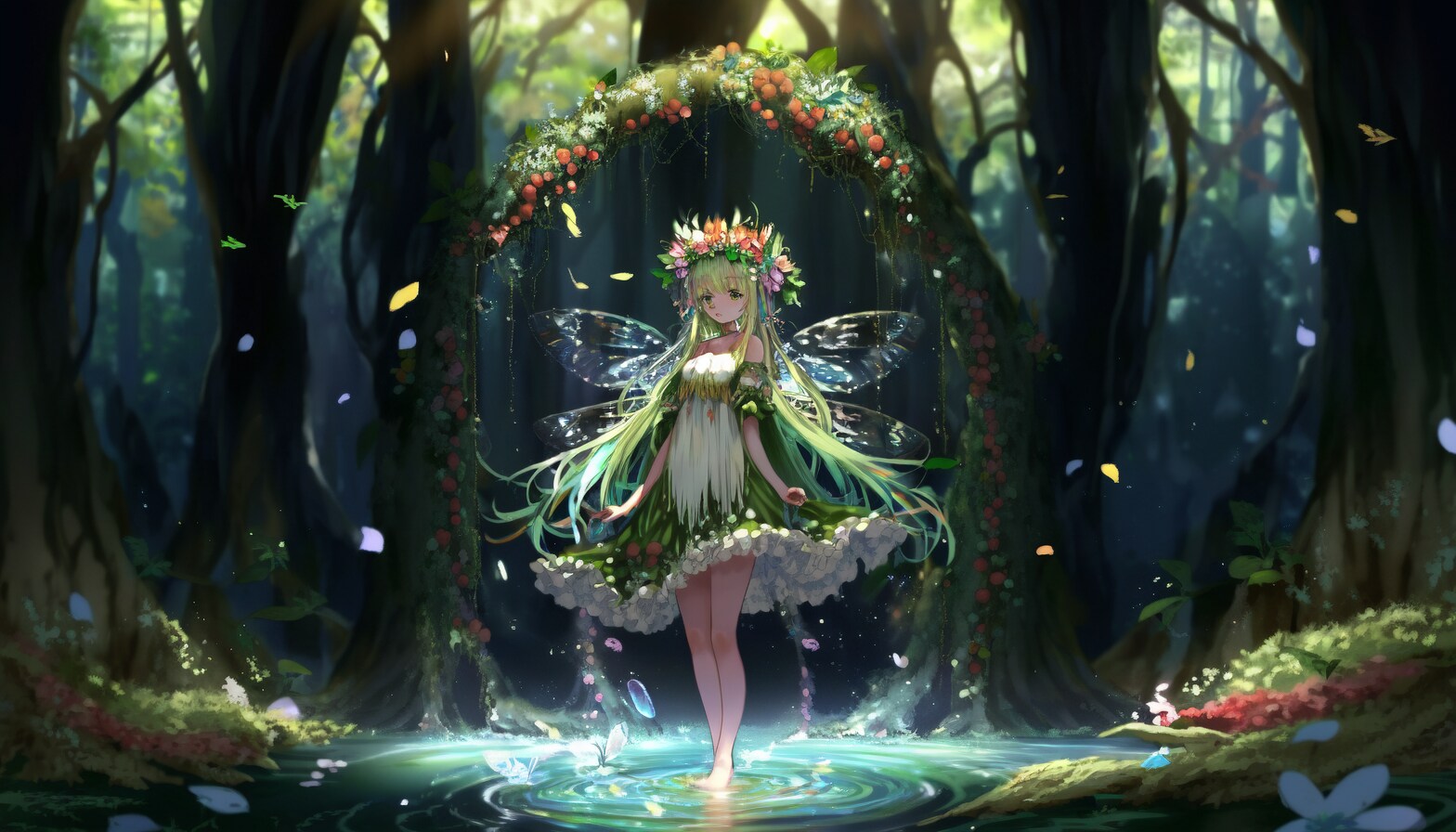 forest fairy girl