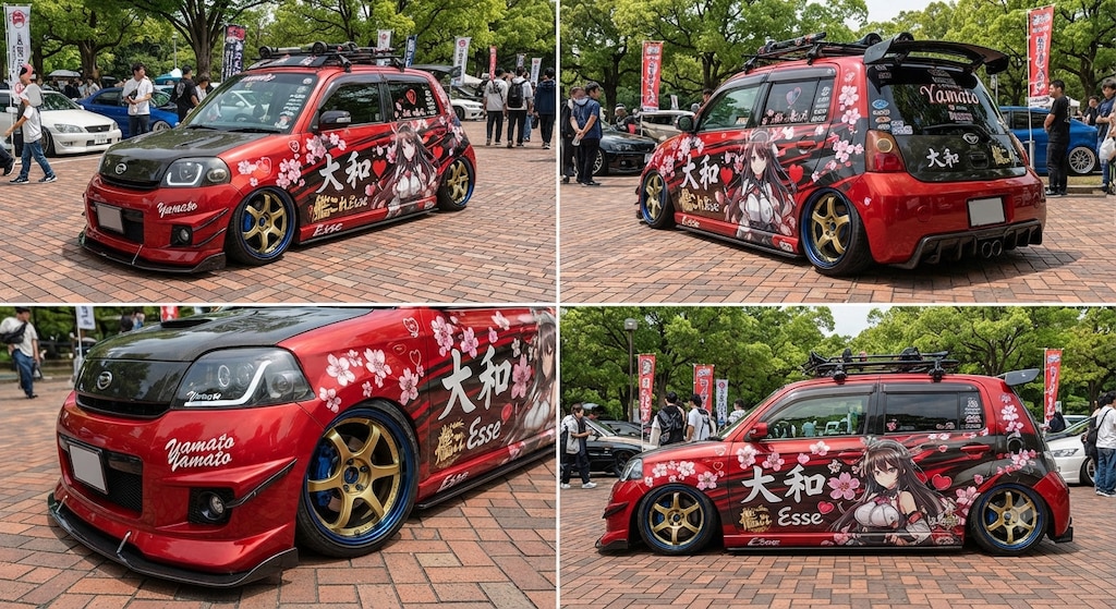 艦これ痛車ダイハツエッセ