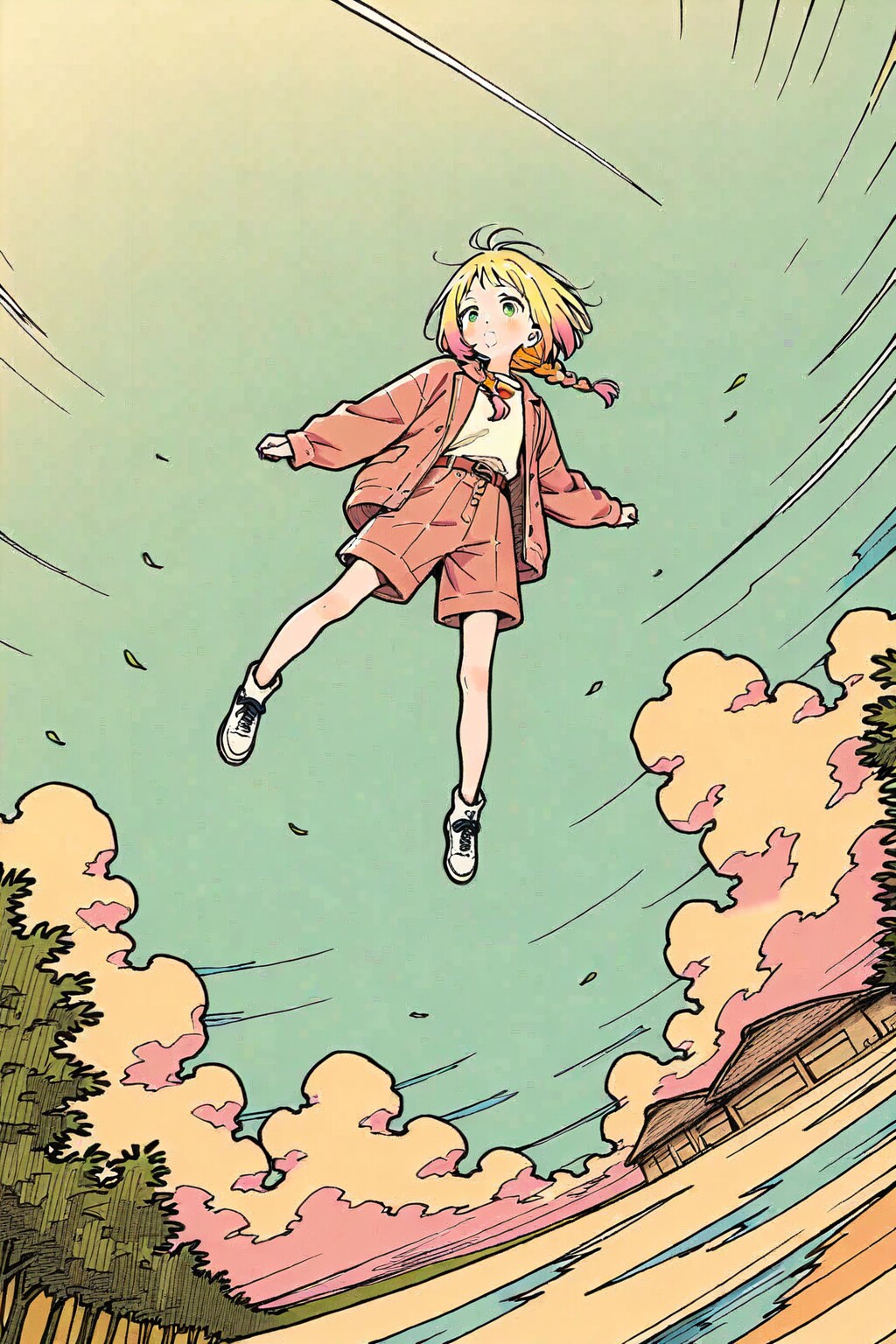 幼の一文字生成