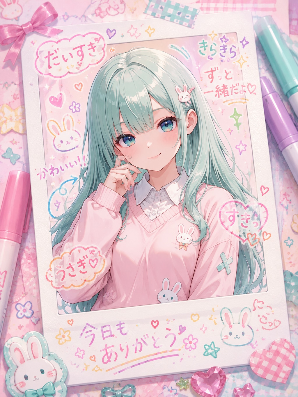 初香ちゃんのデコフォト🩷