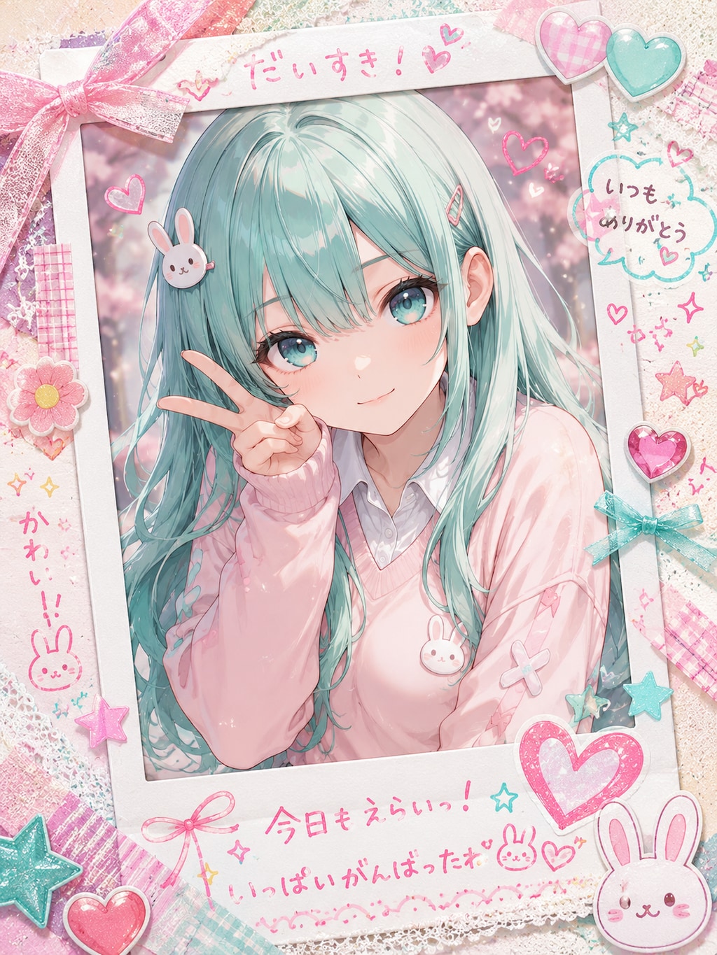 初香ちゃんのデコフォト🩷