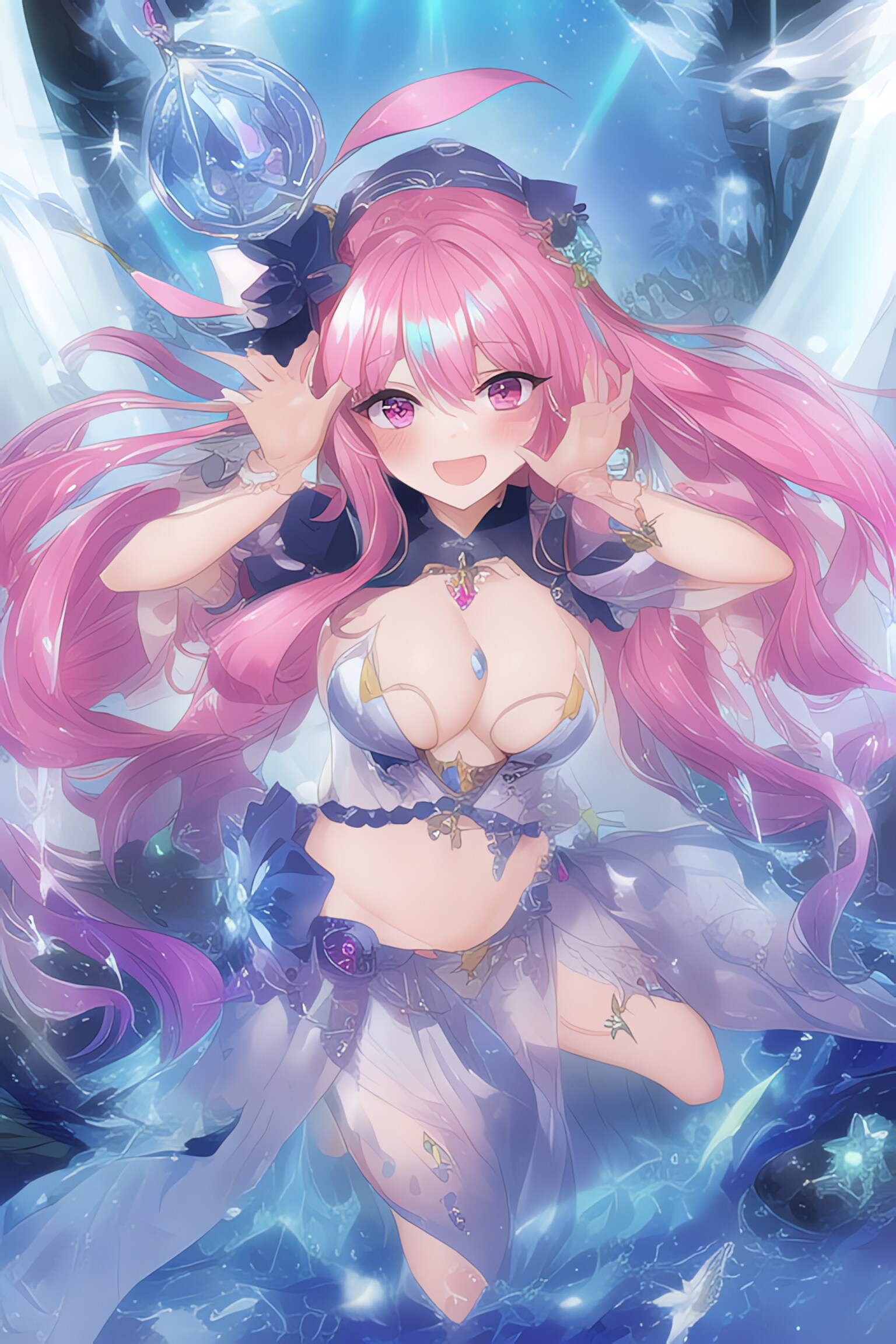 Aqua dance stage