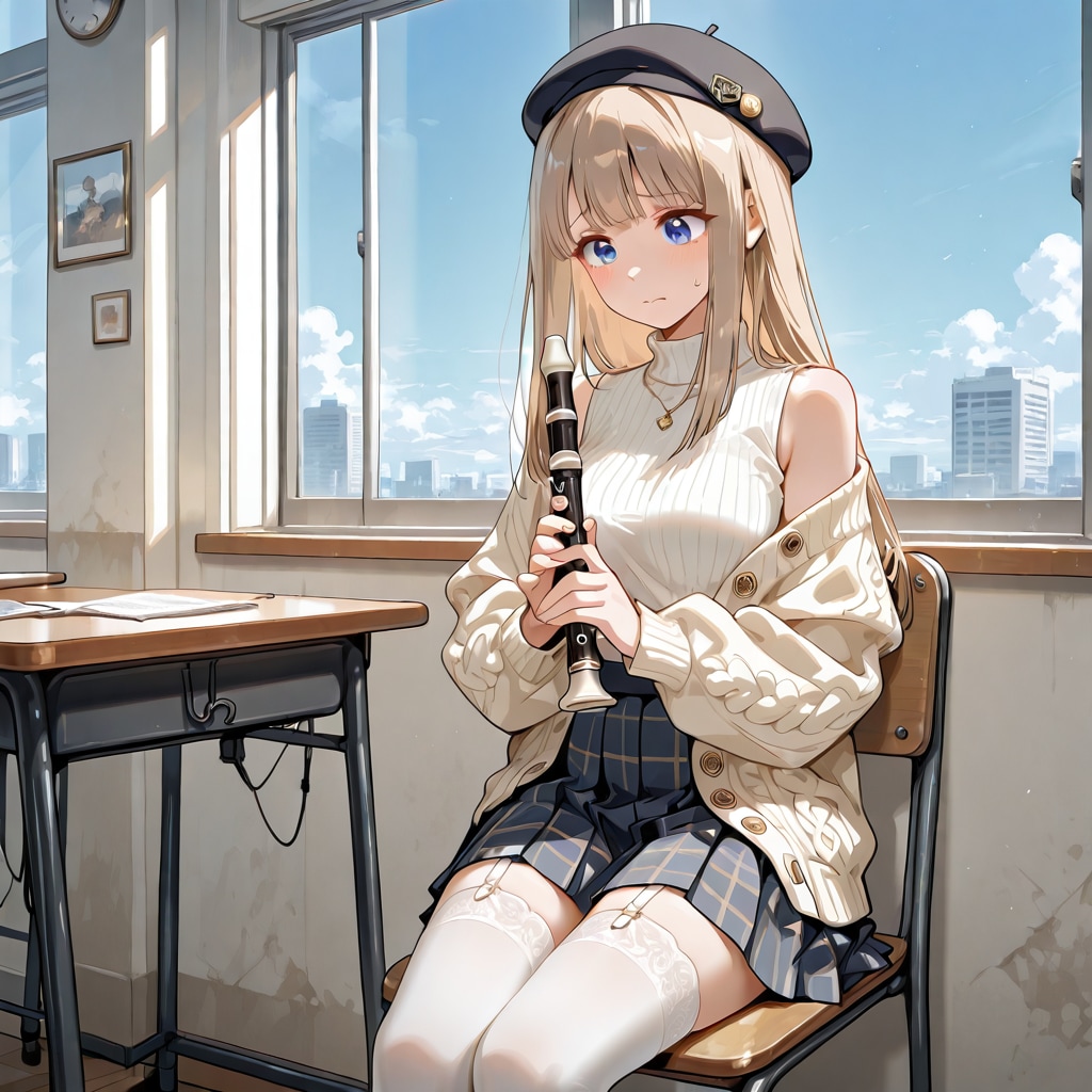 楽器は苦手なんです～ | の人気AIイラスト・グラビア