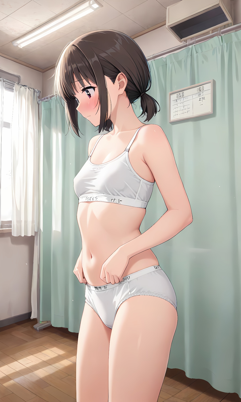 身体測定待ち
