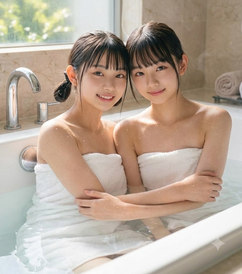 It's bath time.