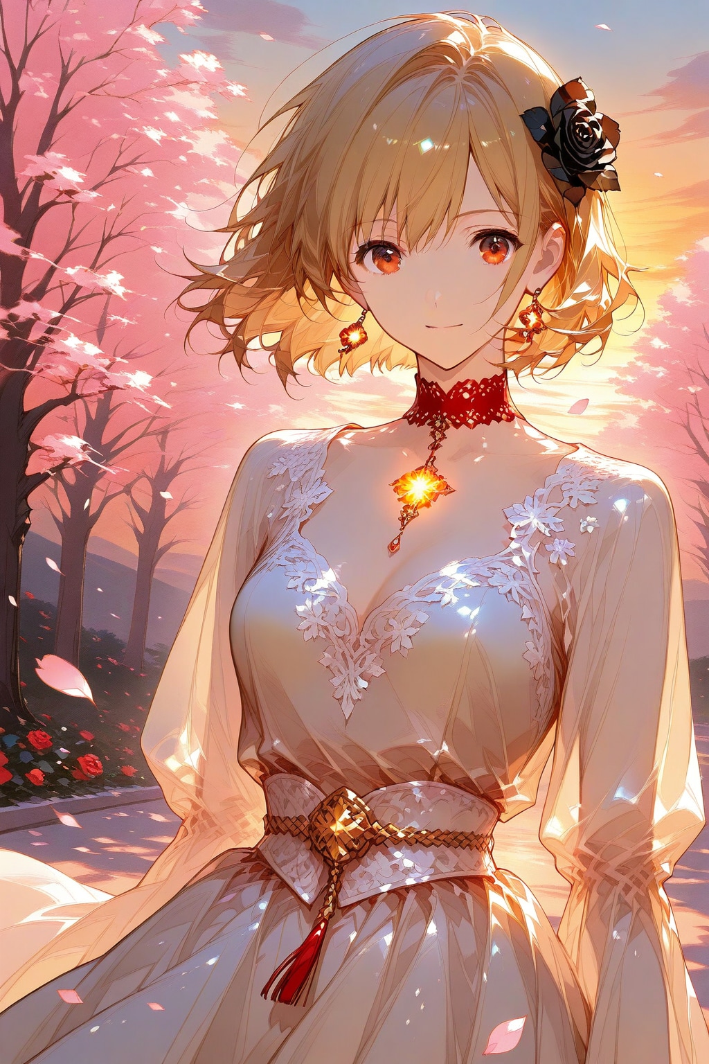 赤いチョーカー | の人気AIイラスト・グラビア