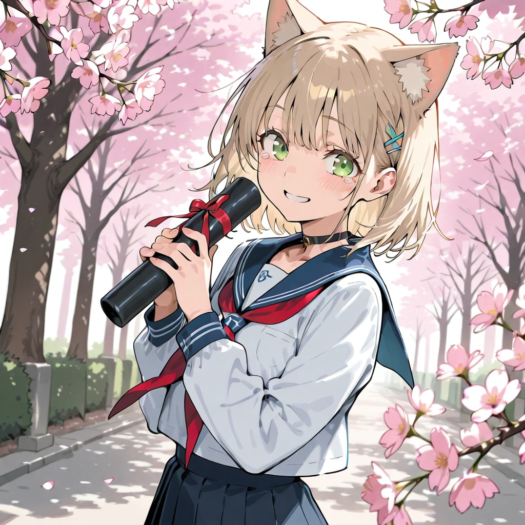 卒業🌸 | の人気AIイラスト・グラビア